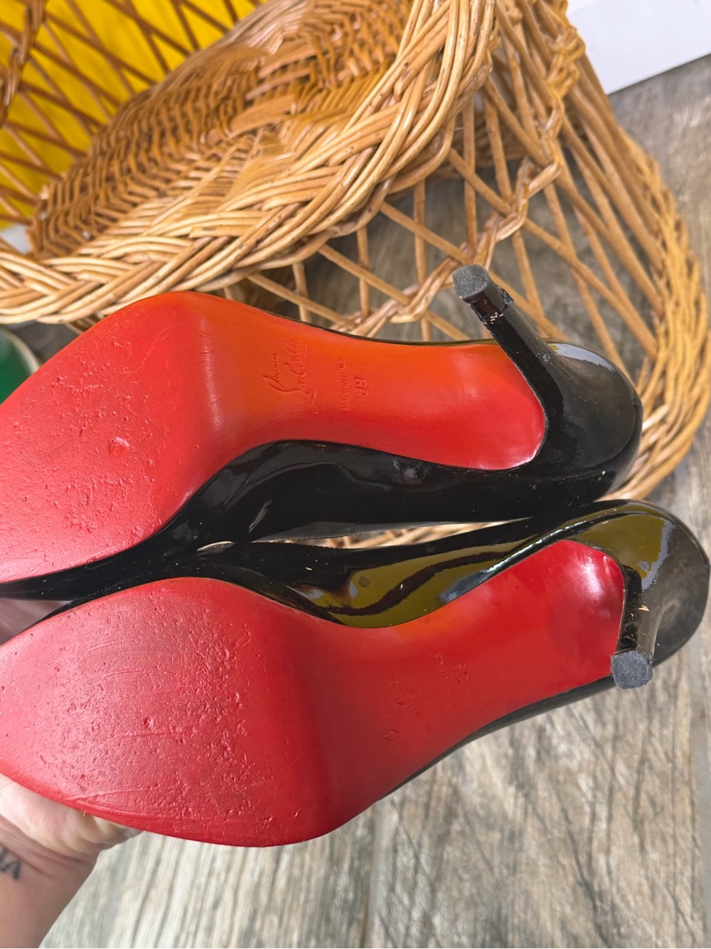 christian louboutin black heels size 39 - Picture 8 of 9